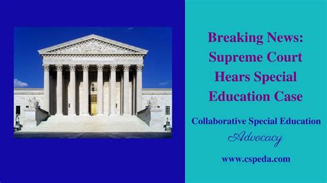 Breaking News Supreme Court Hears Special Education Case Youtube