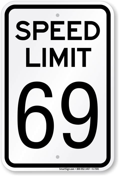 Funny Speed Limit Signs