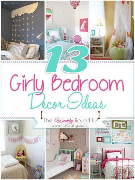 13 Girly Bedroom Decor Ideas {The Weekly Round Up} - The Crafting Nook