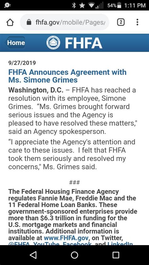 Tina On Twitter With Pleasure I Announce That Prior Director Of Fhfa