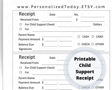 How To Get Receipts For Child Support Irucue