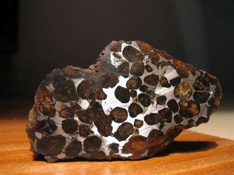 Sericho Meteorite Pallasite Nickel Iron Matrix With Olivines 39g