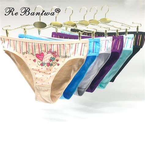 Rebantwa 10pcs Womens Sexy Panties Everyday Style Cotton Woman