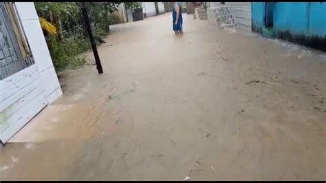 Em Barreiros Rio Carimã Transborda Com Fortes Chuvas E água Invade