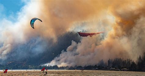 Raging Tunnel Five Fire In Columbia River Gorge Claims Numerous Buildings