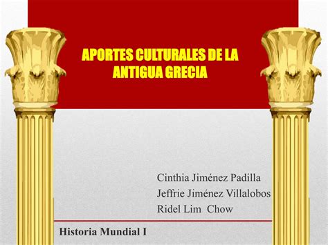 Aportes Culturales De La Grecia Antigua By Jeffrie Jim Nez Issuu