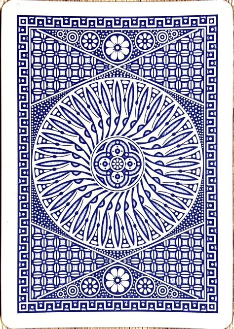 Playing Card Pattern Poster Design