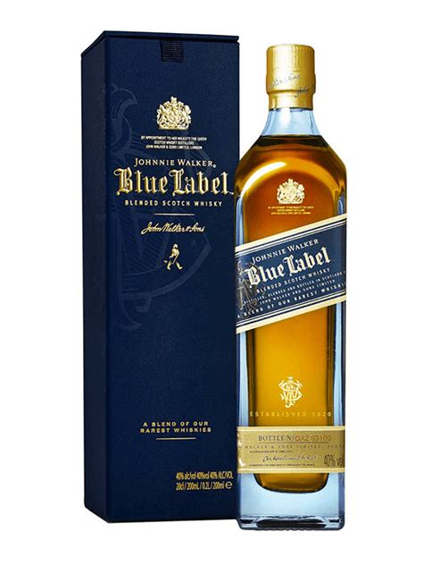 Johnnie Walker Blue Label Blended Scotch Whisky 200ml The Drink Society