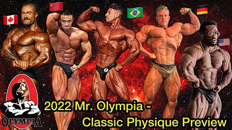 2022 Mr Olympia Classic Physique Preview YouTube