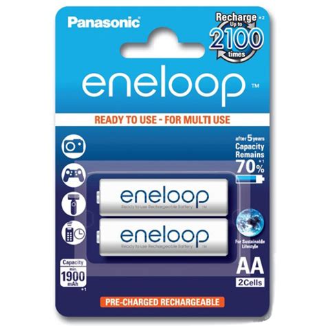 Panasonic Aa Eneloop Rechargeable Batteries 2 Pk Camera Warehouse