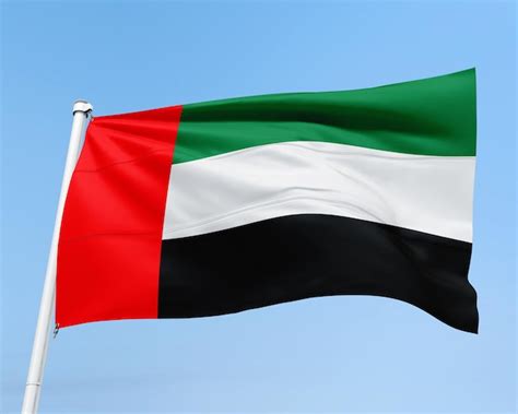 Premium Psd Flag Of The Country United Arab Emirates