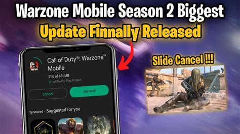 Warzone Mobile Season New Update Released Slide Cancel And