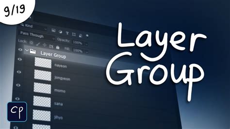 Tentang Layer Group Di Photoshop 919 Youtube