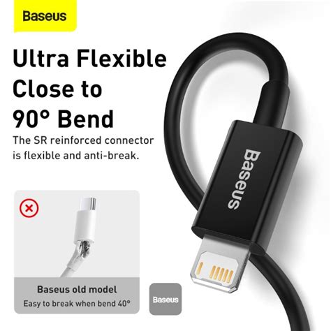 Baseus Superior Series Fast Charging Data Cable Type C To IP PD 20W 2m