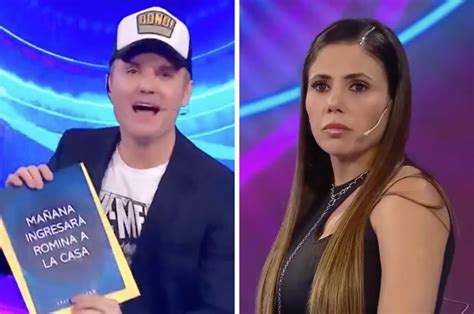 Romina Uhrig Vuelve A Ingresar A La Casa De Gran Hermano Y Tiene Una