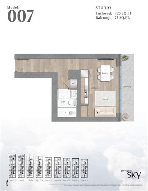 Concord Sky - Sample Floorplan by Concord Pacific - Issuu