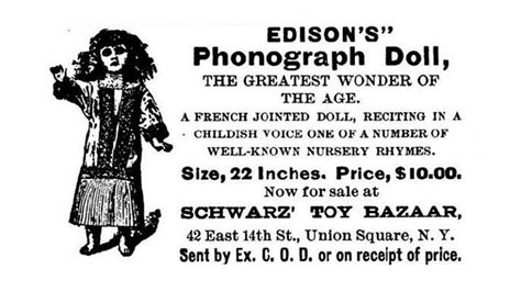 La época En Que Thomas Edison Inventó Las Muñecas Parlantes