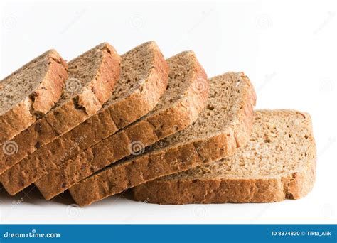 Sliced Brown Bread Stock Photo Image Of Carbohydrates