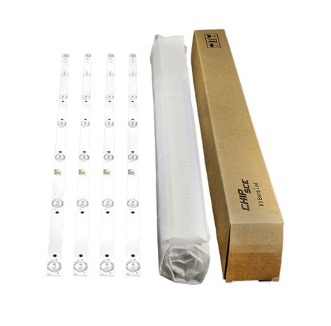 Barra De Led TCL 43 L43S3900 L43S3900FS Kit C 4 Barras 7 Led De 3