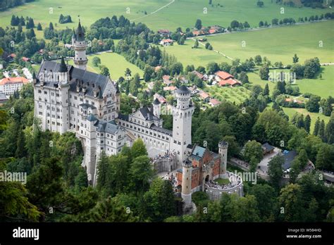 neuschwanstein castle location  res stock photography  images alamy