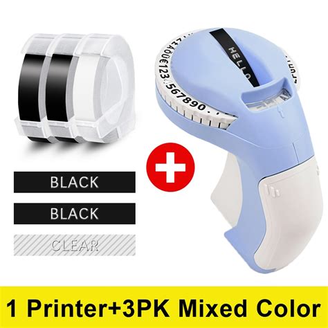 Dymo Manual Label Printer With Roll D Mm Embossing Tape For