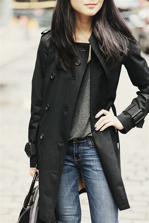 Actualizar 97 Imagen Black Trench Coat Outfit Ideas Abzlocal Mx