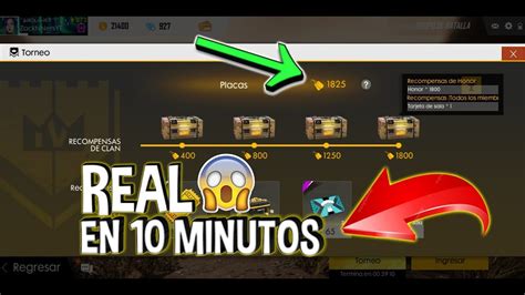 COMO HACER LAS 1800 PLACAS DEL TORNEO DE CLAN EN 10 MINUTOS FREE FIRE