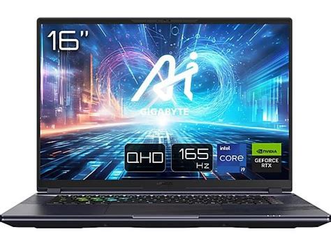 GIGABYTE AORUS 16X 9KG-43DEC54SH, Notebook mit 16 Zoll Display, Intel ...