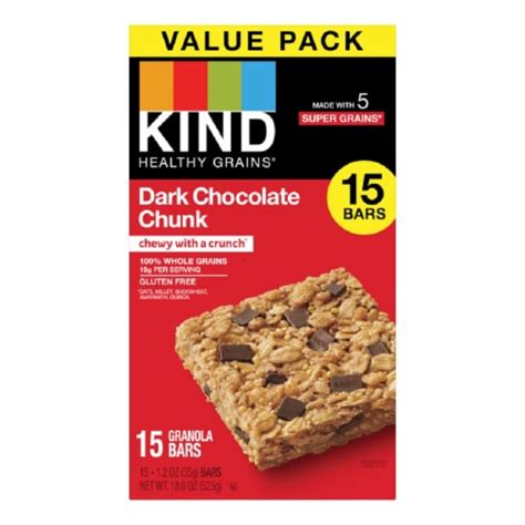 Kind Dark Chocolate Chunk Granola Bars Ct Oz Kroger