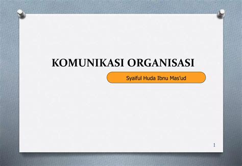 Komunikasi Organisasippt