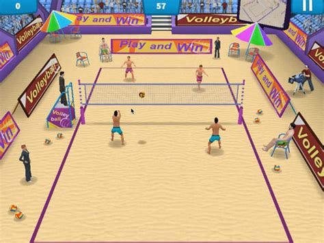 SUMMER SPORTS BEACH VOLLEYBALL online game | POMU Games