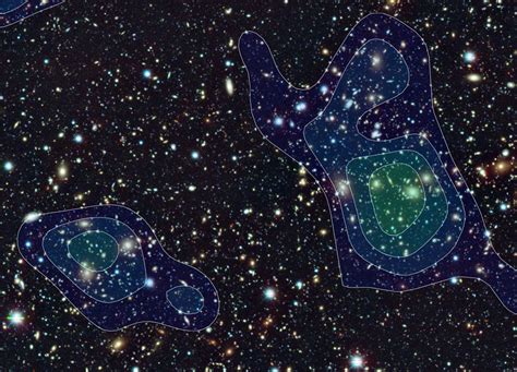 Dark Matter Map Begins To Reveal The Universe S Early History SpaceRef