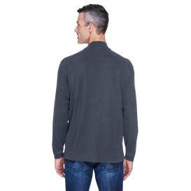 Devon Jones D Sueded Cotton Jersey Mock Turtleneck Navy Full