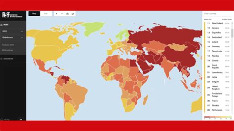 Inpublishing Rsfs World Press Freedom Index A New Era Of