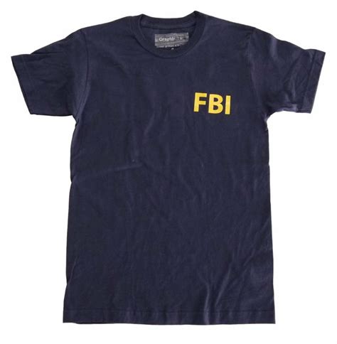 Qraphic Tee Mens Fbi T Shirt Shirts Mens Tees Mens Tops