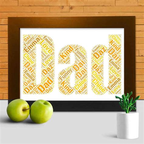 Dad word art print - Word Art Prints - Word Art App