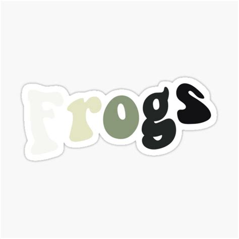 Frogs” sticker" Sticker for Sale by FangirlNumber3 | Redbubble