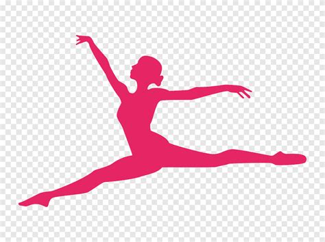 Ilustrasi Pink Balerina Senam Penari Balet Senam Magenta Sepatu Png