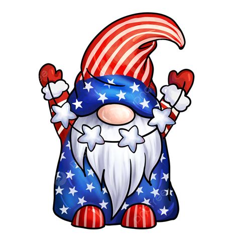 4th Of July Gnome Clipart Hd Png 4th Of July Independence Day Star