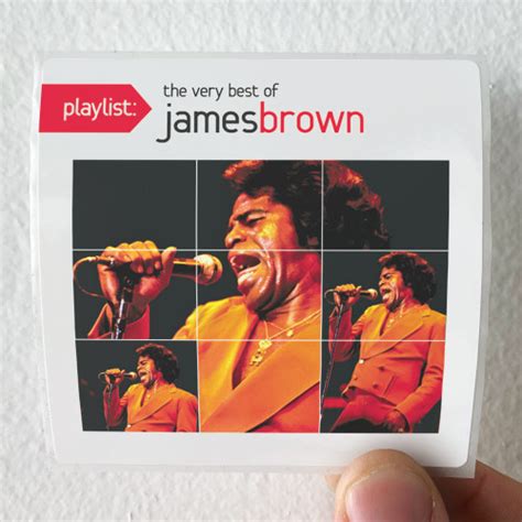 James Brown Star Time Album Cover Sticker