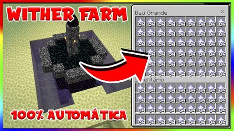 Como Fazer Uma Farm De Wither Boss Autom Tica Sem Redstone