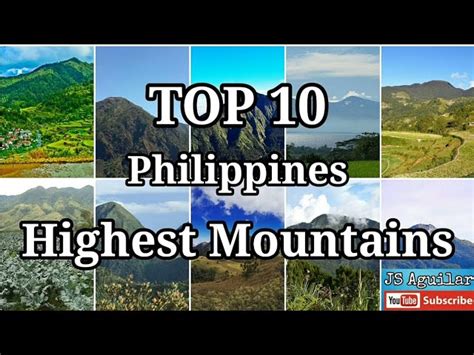 Top 10 Highest Mountains In The Philippines, 54% OFF