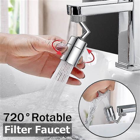 720 Degree Splash Filter Faucet Universal Swivel Kitchen Faucet M24