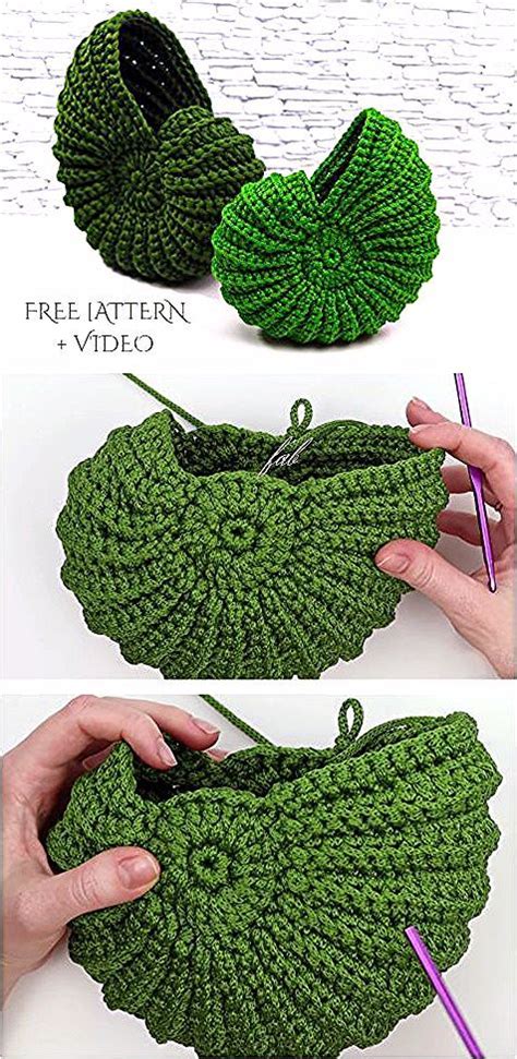 Spiral Shell Free Crochet Patterns Video Diy Magazine E E