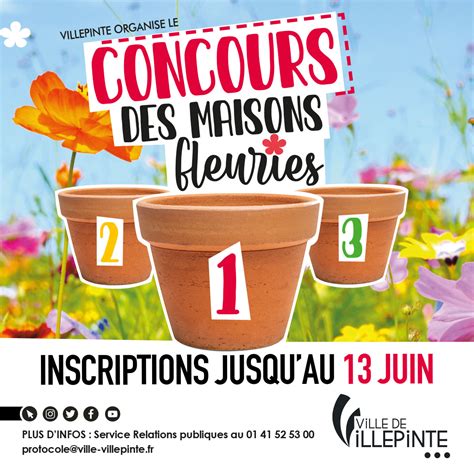 Inscriptions Au Concours Des Maisons Fleuries Ville De Villepinte