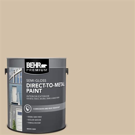 BEHR PREMIUM 1 Gal PPU7 08 Baja Semi Gloss Direct To Metal Interior