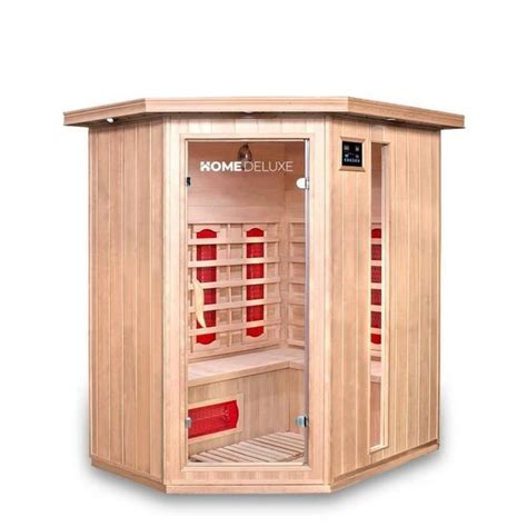 HOME DELUXE Cabine Infrarouge REDSUN XL Taille 155 X 120 X 190 Cm