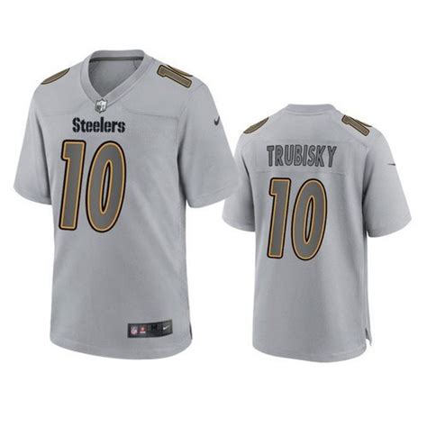 Steelers Mitchell Trubisky Atmosphere Fashion Game Jersey – US Sports ...