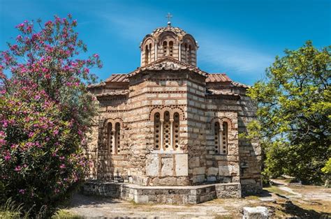 Iglesia De Los Santos Ap Stoles En La Antigua Gora Atenas Grecia