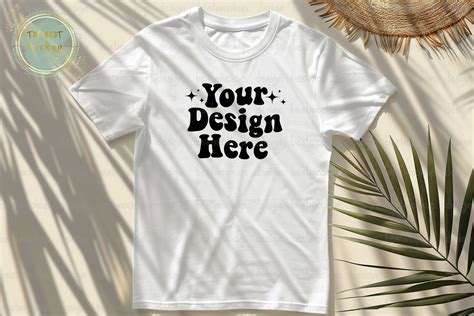 White Gildan T Shirt For Mockup Graphic By Thebest Mockup · Creative